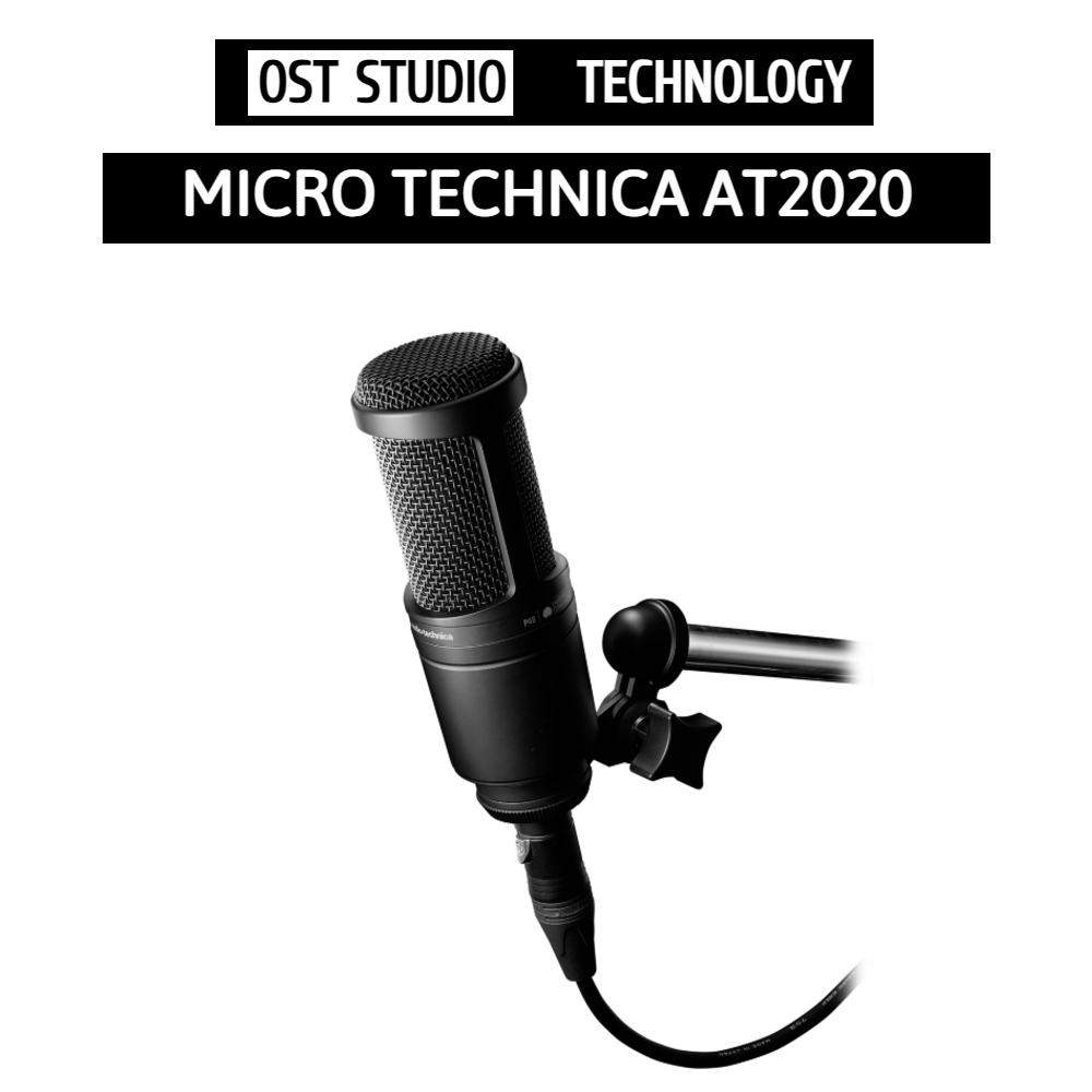 Mic Thu Âm Technica AT2020 Hàng Loại 1. Micro AT2020 Chuyên Dùng Thu Âm, Hát Livestream Chuyên Nghiệ