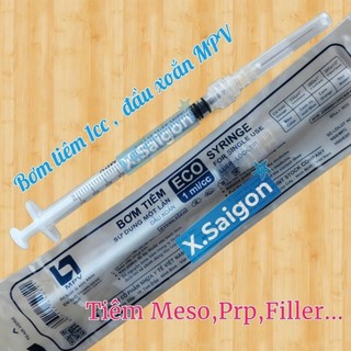 Bơm tiêm đầu Xoắn 1ml MPV.