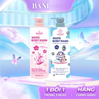  Sữa Tắm Trắng Sáng Da - Avatar White Body Wash 800ML  2 loại  