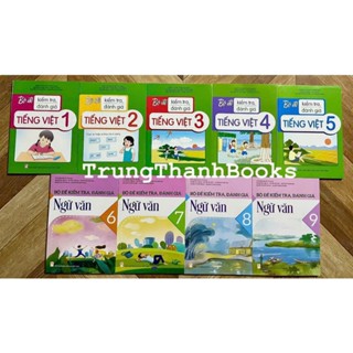 Sách - Bộ đề kiểm tra đánh giá ngữ văn 1, 2, 3, 4, 5, 6, 7, 8, 9 (combo/ lẻ tùy chọn)
