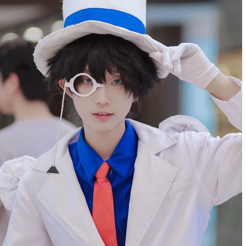 Mắt kính Kaito Kid  - Mắt Kính Cosplay Siêu Đạo Chích Kid Và Bộ Đạo Cụ Kaito Kid - 5934H