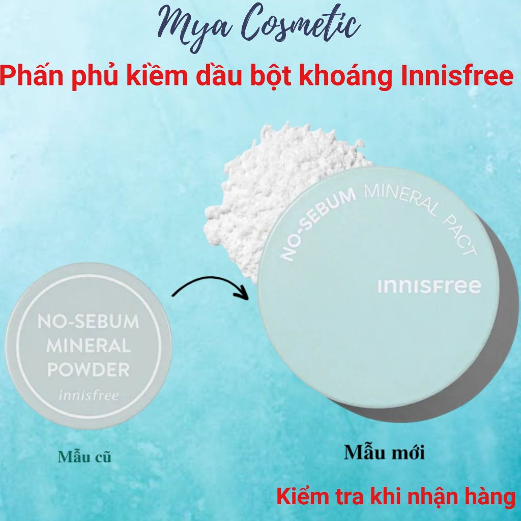 Phấn phủ dạng bột kiềm dầu Innisfree - No sebum
