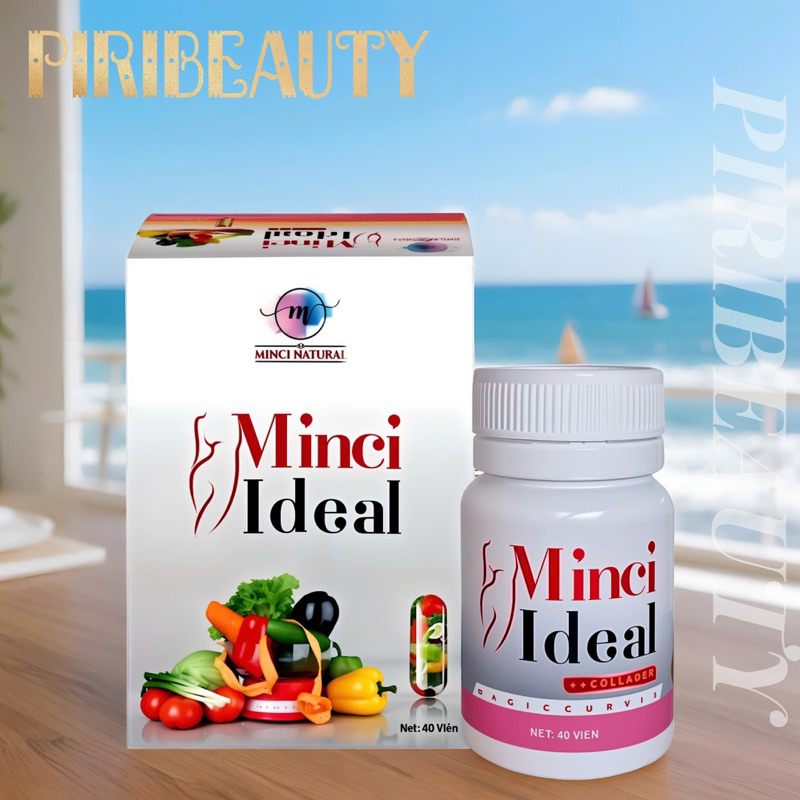 VIÊN UỐNG THẢO MỘC MINCI IDEAL HỘP 40v Hàng Chuẩn Cty HỖ TRỢ LÀM ĐẸP