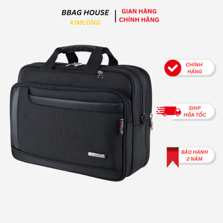 Cặp đen học sinh cấp 2 và cấp 3, cặp đa năng kim long kl140