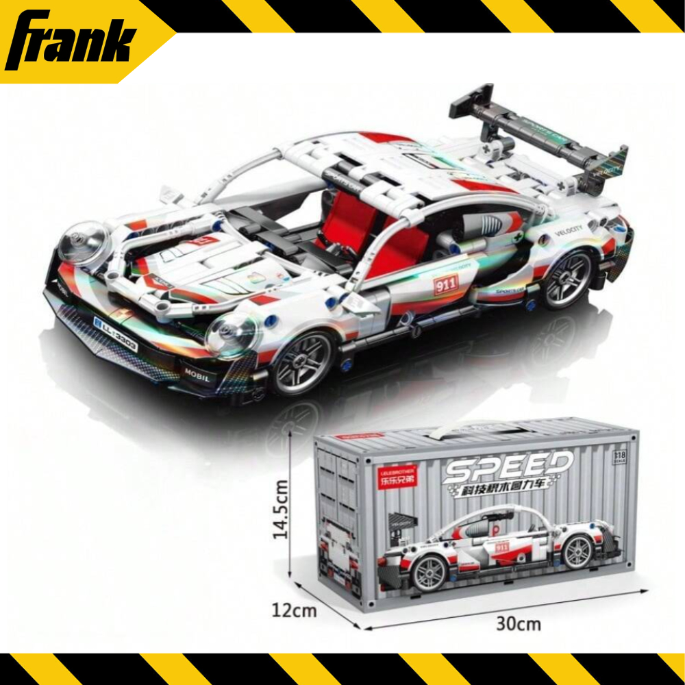 [Xe Có Động Cơ] Đồ chơi lắp ráp siêu xe ô tô 911 Speed