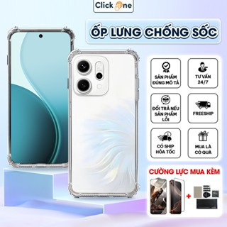 Ốp lưng Oppo Reno 14, 14F, 14 Pro dẻo trong, chống sốc 4 cạnh, bảo vệ camera, trong suốt, silicon | Ốp lưng chống sốc