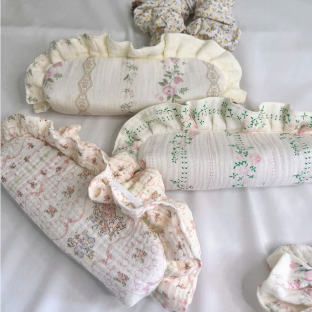Hộp đựng bút, ví đựng đồ trần bông, ví vải đựng bút, đồ cá nhân handmade nhỏ gọn - Ví handmade
