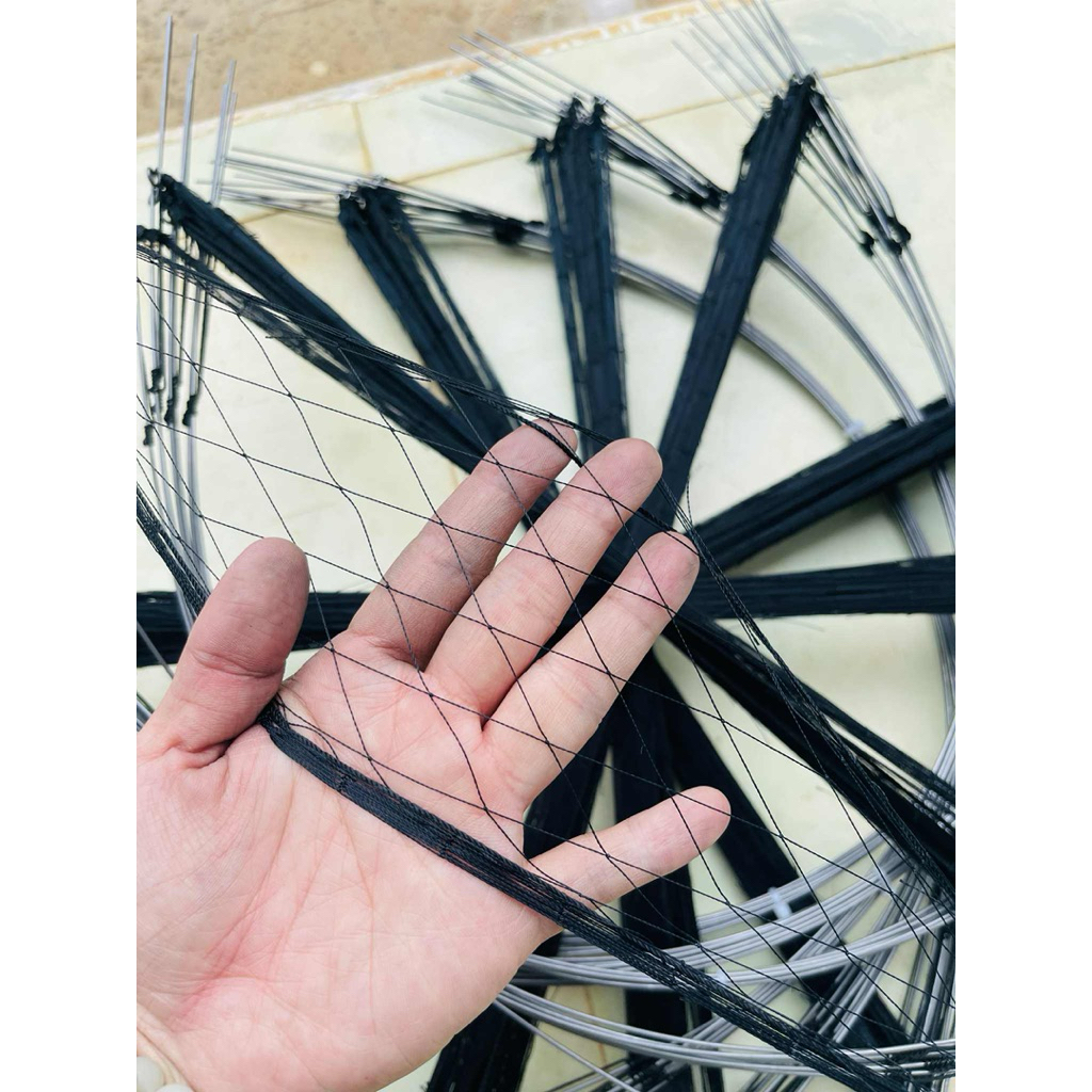 Cung cút làm từ thép AC chịu lực, lưới dù thái mắt 5p, 1 bộ 10 cung