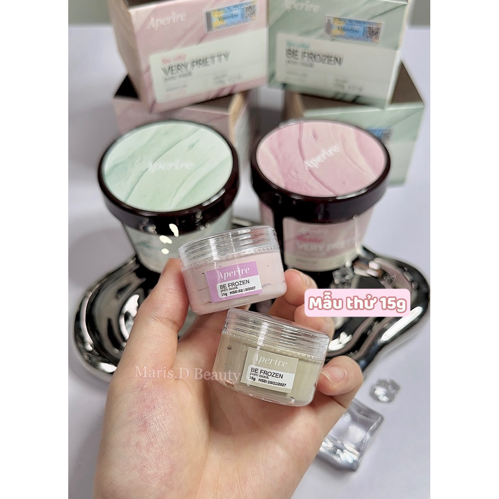 Mặt nạ đất sét thu nhỏ lỗ chân lông Aperire Spa Relief Be Frozen Pore Mask