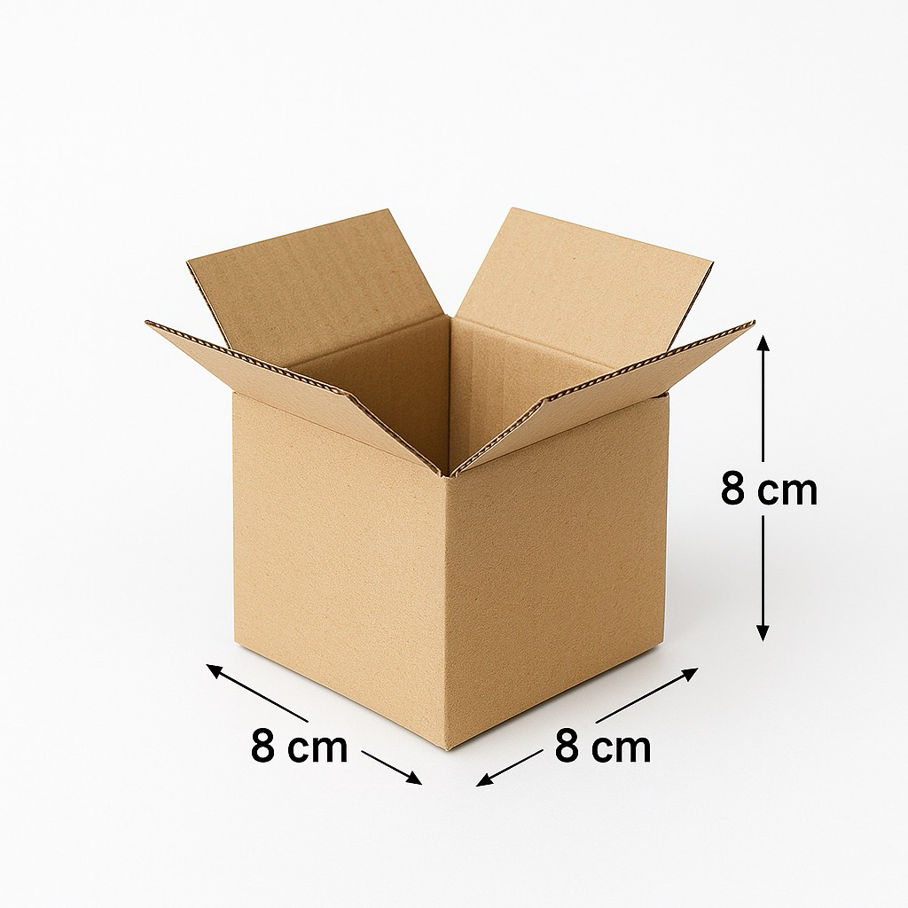 100 hộp carton BẢO ANH GREEN PACKING 8x8x8