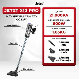  Máy hút bụi cầm tay đa năng có dây JETZT X12 lực hút 21000PA 