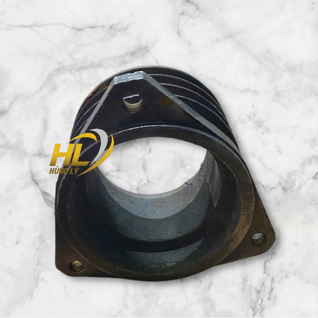 Puly máy nổ 15 CF 15Cm 4 rãnh B cổ cao 11cm cổ tam giác  phụ tùng máy nổ máy cày lắp đầu nổ