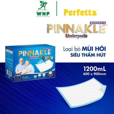 [2 Tặng 1 Hộp Ultra] - Tấm Đệm Lót Perfetta Pinnakle  Thấm Hút Cao Cấp, Kích Thước Đa Dạng