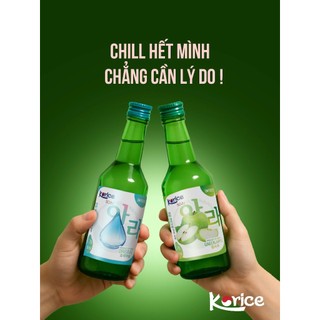 Rượu Soju Korice 17,3% 360ml