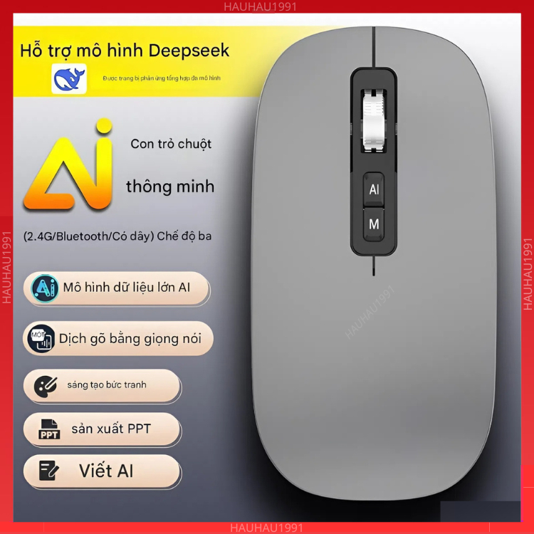 Chuột Thông Minh AI V11 / M103 / M220 , Nhận Diện Giọng Nói Tiếng Việt Chính Xác, Tìm Kiếm & Dịch Ng