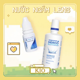  Nước Ngâm Lens Và Nước Nhỏ Mắt Cho Lens Kio Nước Rửa Kính Áp Tròng Combo Ngâm Nhỏ Dành Cho Lens 