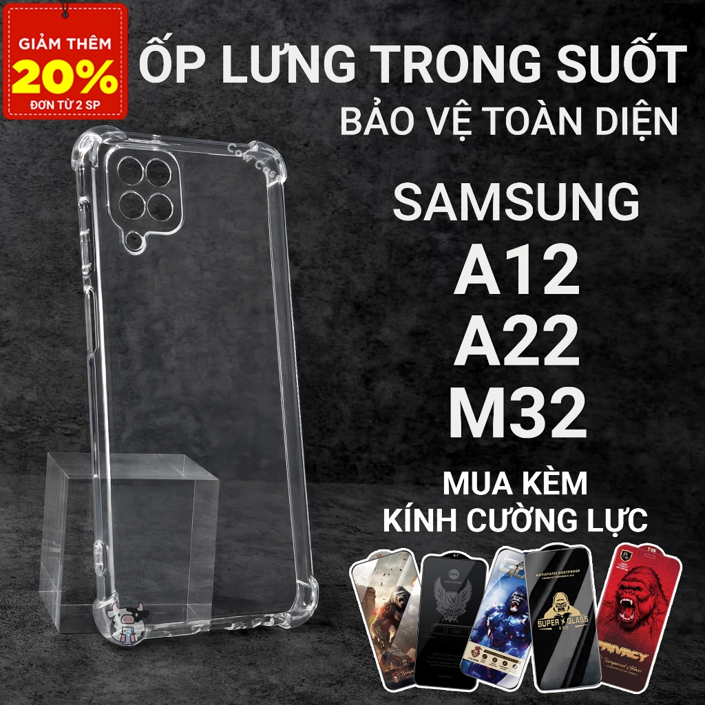 Ốp lưng trơn trong suốt Cowcase