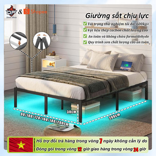  Giường sắt Khung Giường đơn giản Giường sắt chịu lực Giường sắt rèn Tải trọng chịu lực Không độc hại 