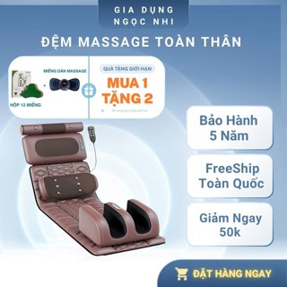  Đệm  Thảm massage toàn thân Ghế nệm mát xa,g Máy massage lưng và cột sống cổ vai gáy chính hãng 
