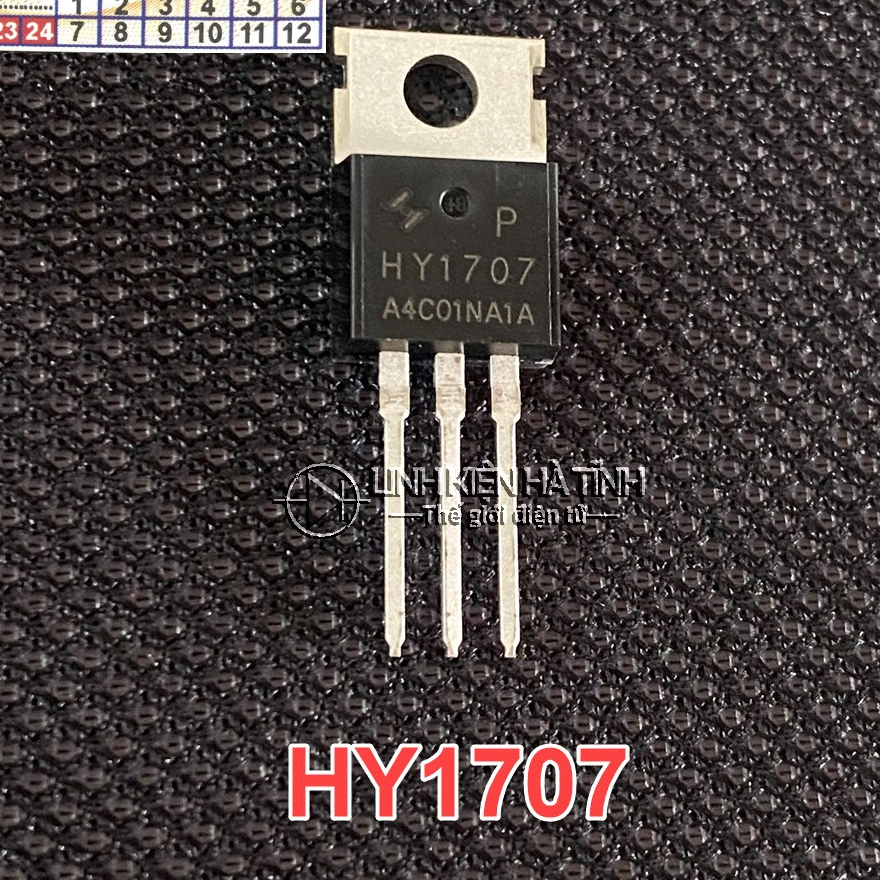 Túi 10 cái Linh kiện mosfet HY1707 80A 75V kênh N mới