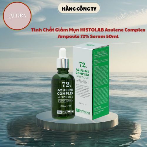 Tinh Chất Serum Histolab Azulene Complex Ampoule 72% - Giảm ngừa mun và Kiểm soát dầu nhờn 50ml