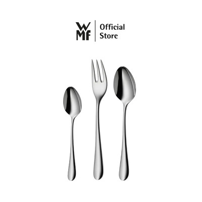Bộ Thìa Nĩa Tiệc Trà, Cà Phê WMF Merit Chất Liệu Thép Không Gỉ Cromargan Protect Chống Xước, Bền Bỉ