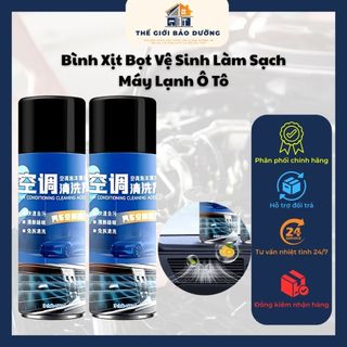 Bình Xịt Bọt Vệ Sinh Làm Sạch Máy Lạnh Ô Tô 450ml - Khử Mùi Hôi, Nhanh Chóng Không Cần Tháo Lắp
