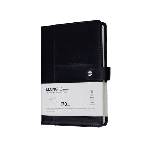 Sổ kẻ ngang nét đứt bìa giả da PU KLONG A5 300 trang 70/76; MS: 611