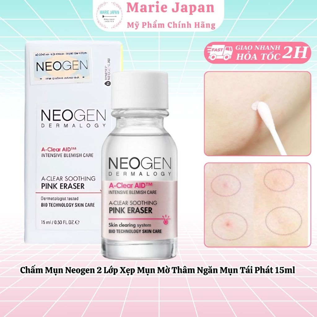 Chấm Mụn Neogen 2 Lớp Xẹp Mụn Mờ Thâm Ngăn Mụn Tái Phát 15ml