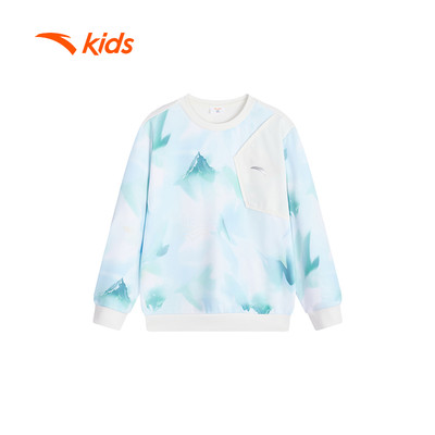 ANTA KIDS Áo Sweater Dài Tay Bé trai Running Little Kids 4-7 Years Knitted Pullover 3524C9710