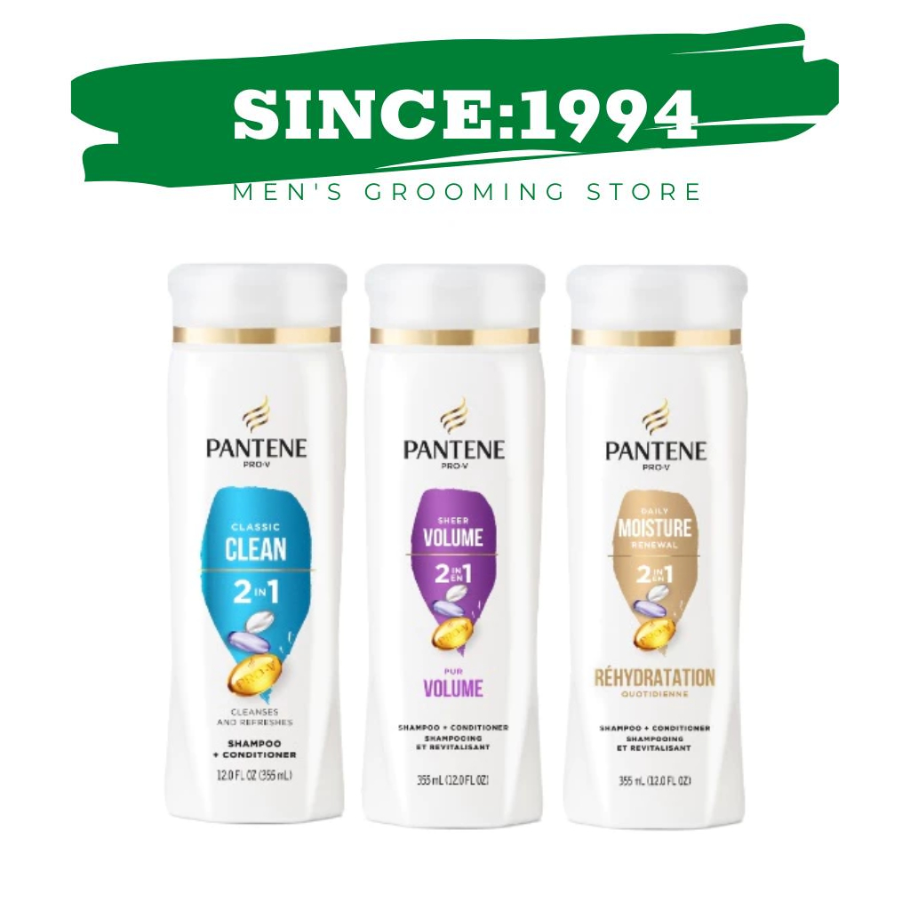 [ Nhập Mỹ ] Dầu Gội & Xả 2in1 Pantene Mỹ nhiều mùi hương 355ml