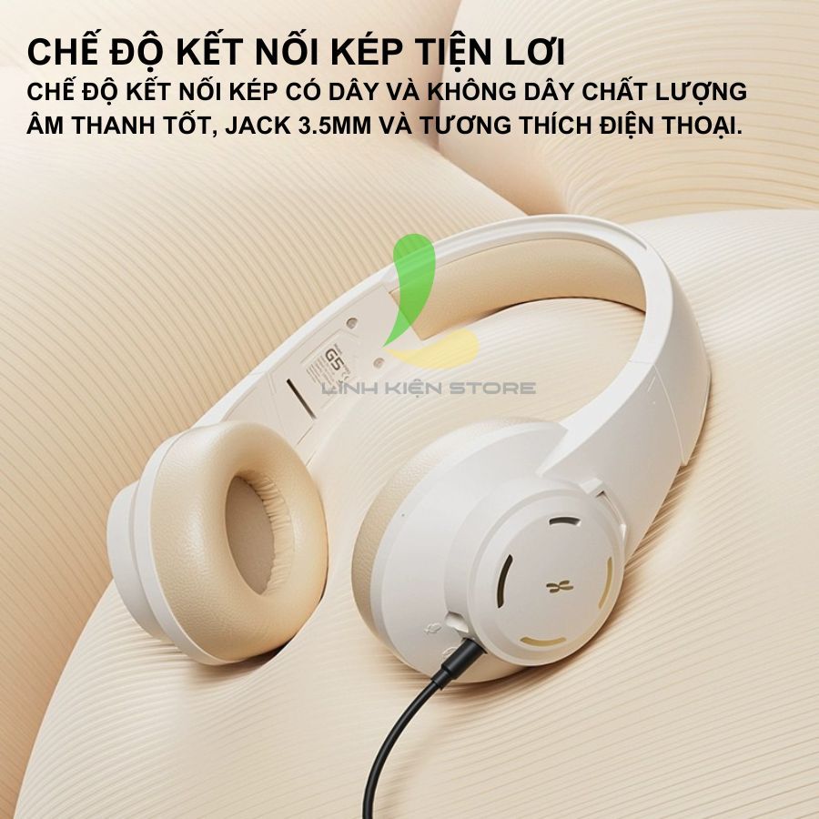 Tai Nghe Chụp Tai HOSAN XMOWI G5 Pro ANC Bluetooth Over-ear Khử Tiếng Ồn Chủ Động Hiệu Quả | BigBuy360 - bigbuy360.vn