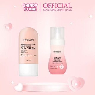 ( QUÀ) Kem Chống Nắng Moonlook  SPF 50+ PA++++ chống nắng, kiềm dầu, dưỡng trắng và nâng tone