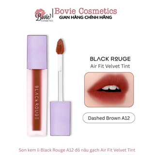 Son Kem Lì Black Rouge A12 nâu đỏ gạch