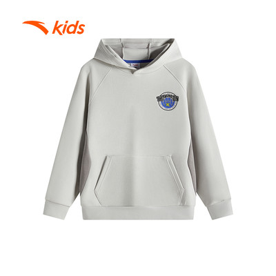 ANTA KIDS Áo Khoác Thể Thao Bé trai Áo Hoodie KT Big Kids 7-14 Years Knitted Hooded Pullover  3525A1714