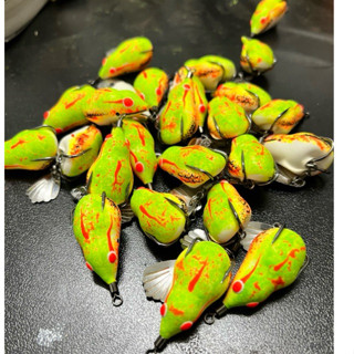 Nhái Hơi F1 Lưỡi Titan, SNS Xanh Lá Chuối Na Lure Fishing