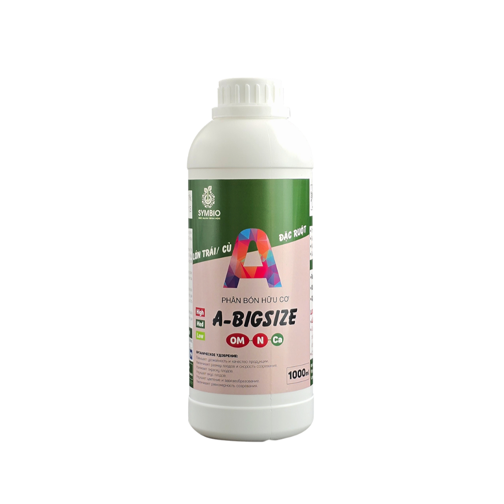 Phân bón hữu cơ A- BIGSIZE - Lớn trái/củ, đặc ruột
