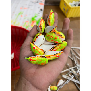  Body Nhái Hơi F1 Xanh Lá Chuối Na Lure Fishing 