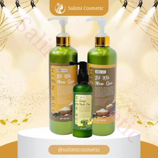 COMBO Dầu Gội - Xả Bồ Kết Men Gạo HIỀN BÙI, Giúp Mái Tóc Suôn Mượt, Chắc Khỏe, Không Lo Gãy Rụng