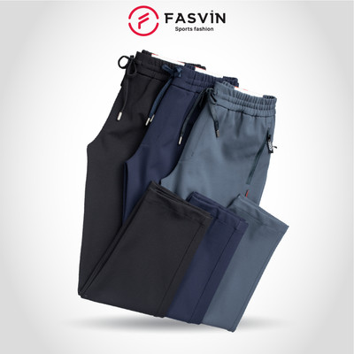 Quần Thể Thao Nam FASVIN DC23606.HN Vải Mềm Đẹp Ống Suông Hàng Nhà Máy Chất Lượng Cao Tiện Dụng