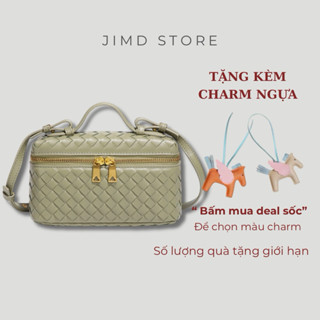 Túi cốp ngang nữ da đan để vừa điện thoại - AC28