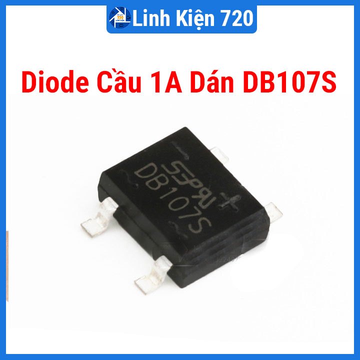 Diode cầu DB107S chân dán SMD 1000V 1A