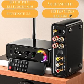 Amply Bluetooth Mini công suất lớn - Công Suất 200W - Hỗ Trợ Micro, Cổng Quang, RCA - Nghe Nhạc & Karaoke