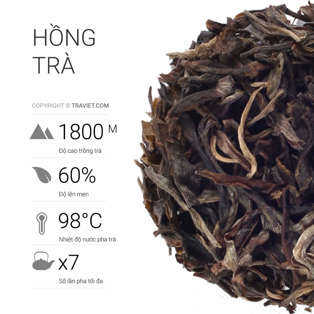Hồng Trà Hà Giang Cao Cấp – Trà Đen Hương Ngọt Thanh, Dễ Uống – Quà Biếu Tết Nguyên Đán Bính Ngọ 2026