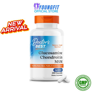 Viên Uống Glucosamine Chondroitin MSM Doctor's Best Tăng Cường Sức Khoẻ Khớp (240 viên) - YoungFit