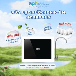 Máy Lọc Nước Ion Kiềm Hydrogen Âm Tủ Bếp APH Balance Không Điện Không Nước Thải Malaysia Thải Độc