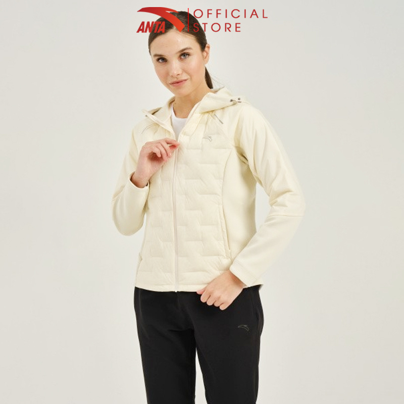 ANTA Nữ Training Áo khoác thể thao len Knitted Track Top 1624D5601