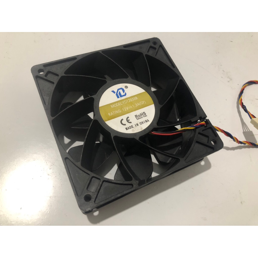 [12cm] Quạt tản nhiệt 12V 1.3A – Fan 4 pin siêu mạnh, bền bỉ, phù hợp PC, server