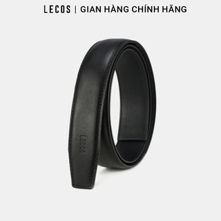 Dây lưng nam cao cấp da thật không đầu khoá LECOS - LDB17