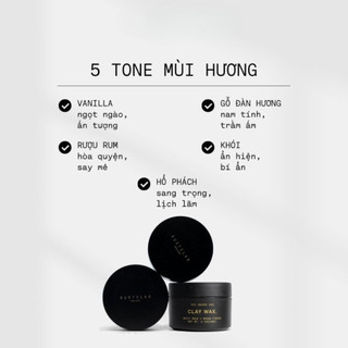 [ BẢN MỚI 2025 ] Sáp vuốt tóc Clay Wax Rusty Lab 60g|Phù hợp chất tóc dầu - Giữ nếp 12h-Chính hãng